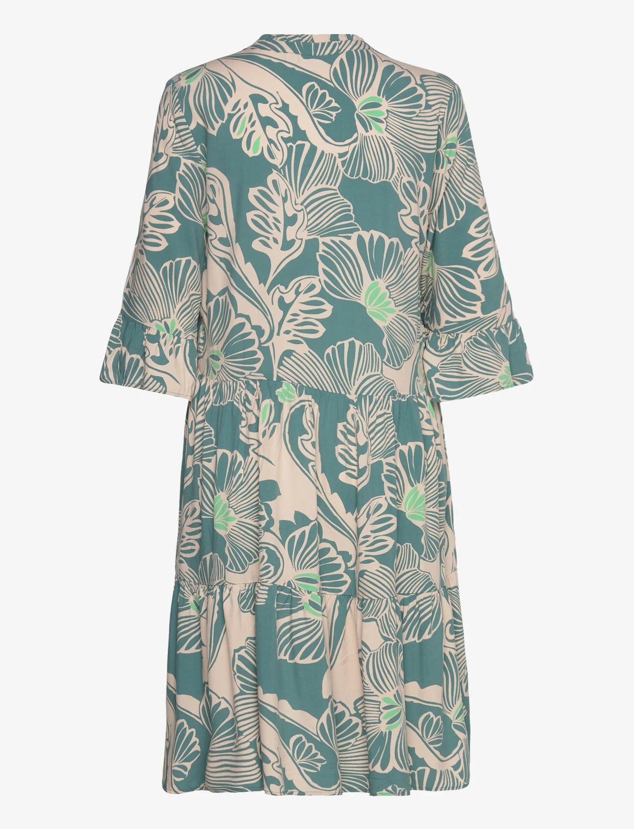 Saint Tropez - EdaSZ Dress - vidutinio ilgio suknelės - sagebrush g. big soft flower - 1
