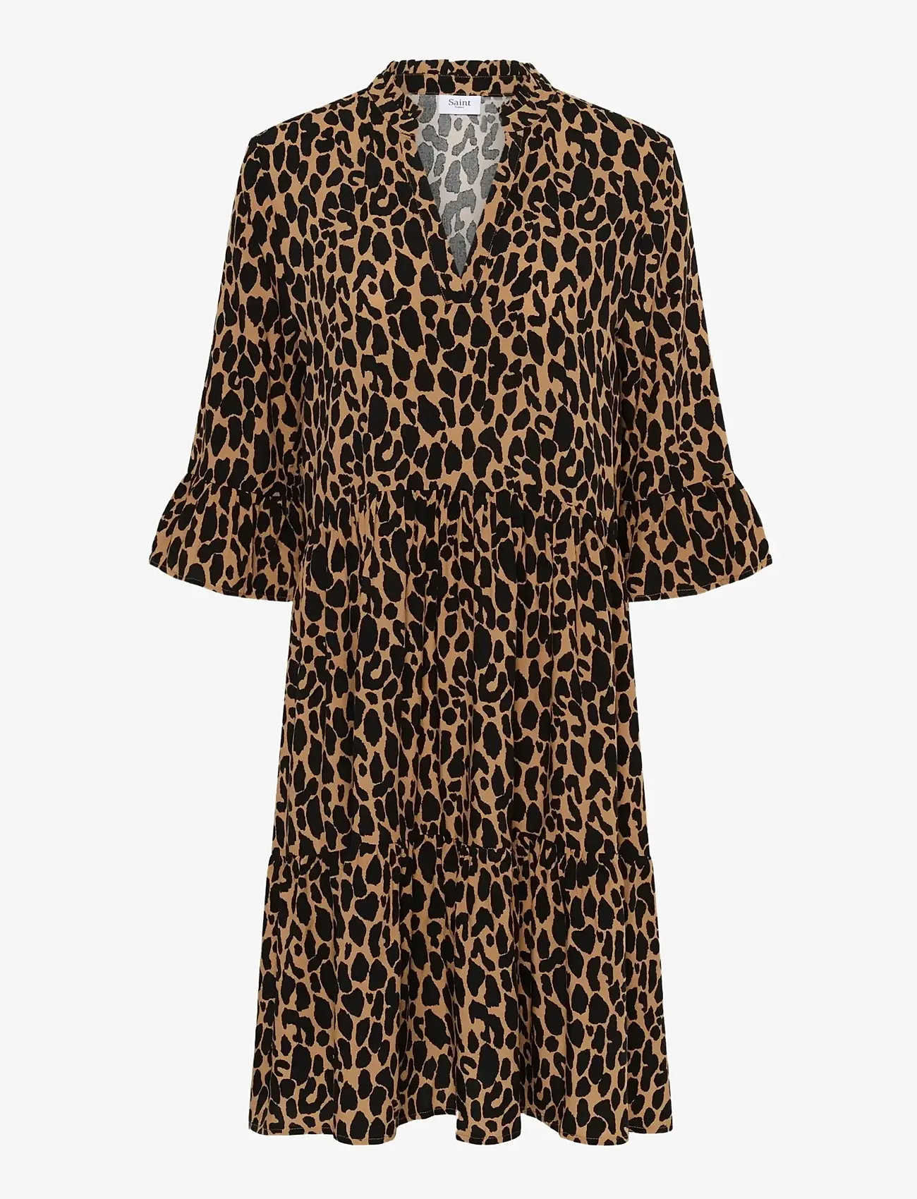 Saint Tropez - EdaSZ Dress - sommerkleider - tiger's eye spotty leopard - 1