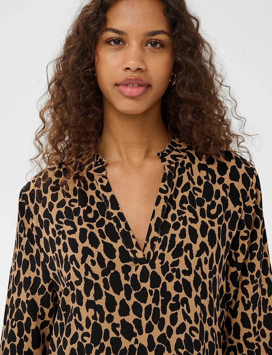 Saint Tropez - EdaSZ Dress - sommerkleider - tiger's eye spotty leopard - 5