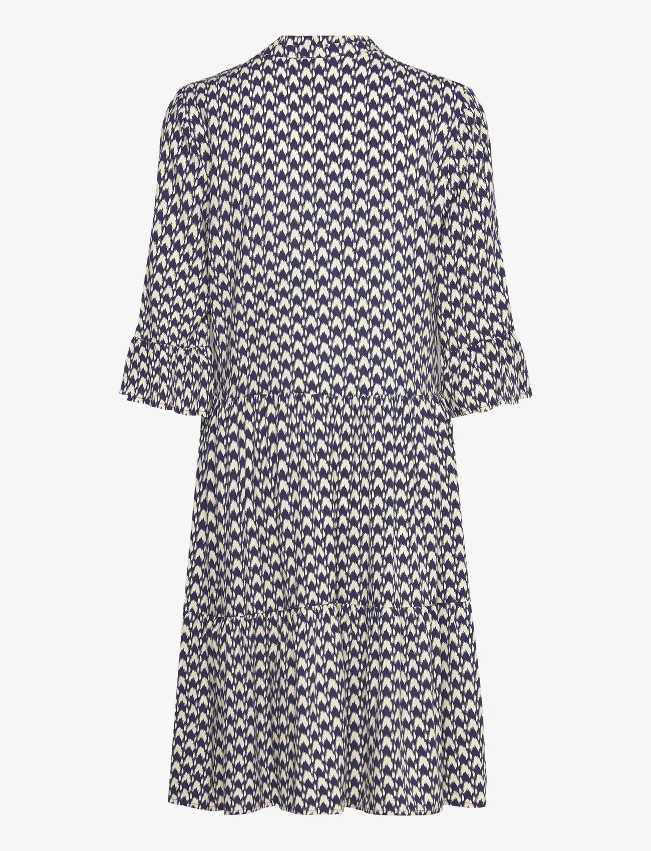 Saint Tropez - EdaSZ Dress - vidutinio ilgio suknelės - patriot blue graphic print - 1