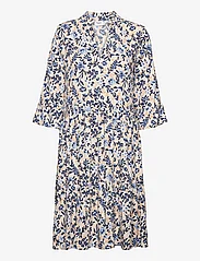 Saint Tropez - EdaSZ Dress - midiklänningar - creme backyard floral - 0