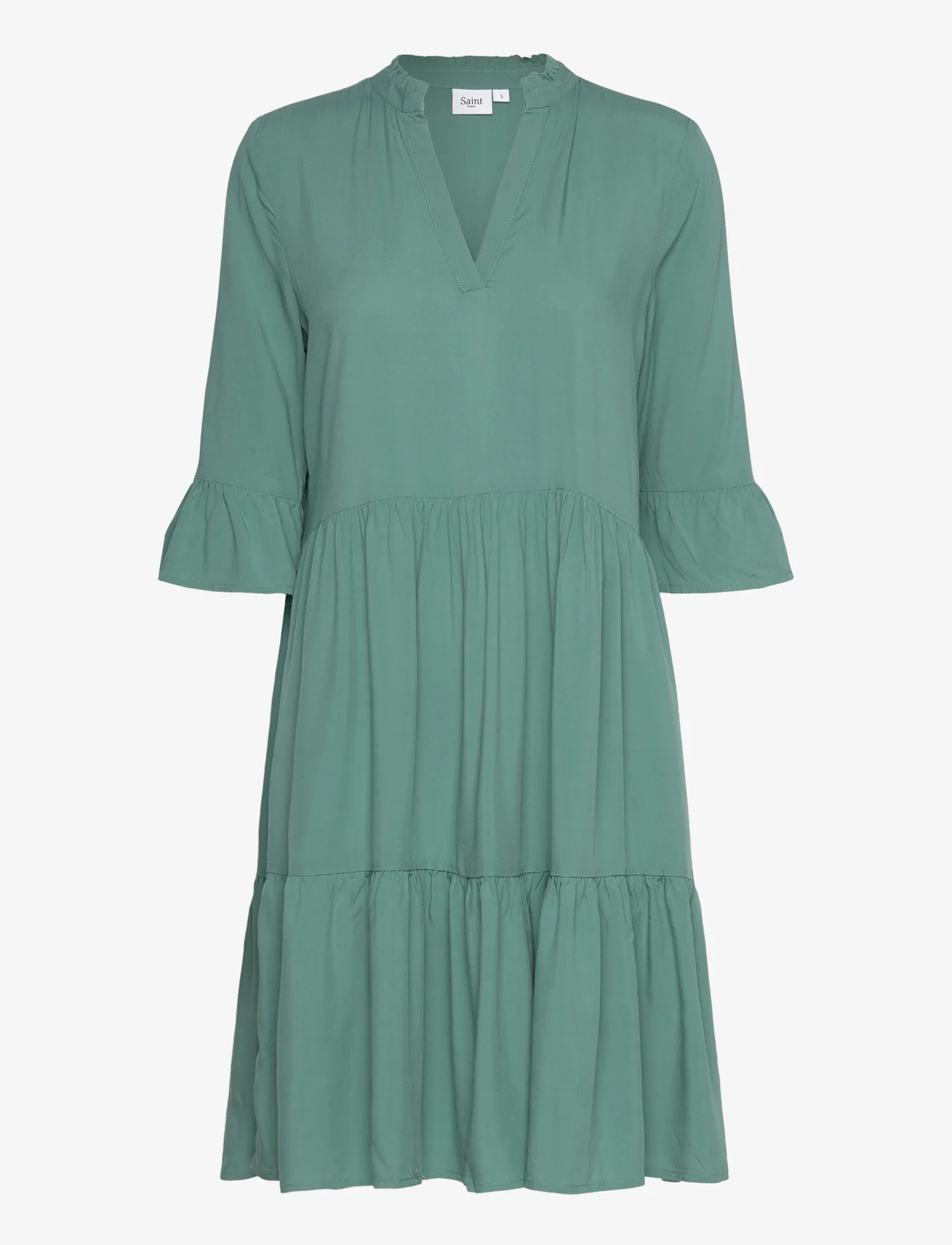 Saint Tropez - EdaSZ Dress - midi dresses - sagebrush green - 0