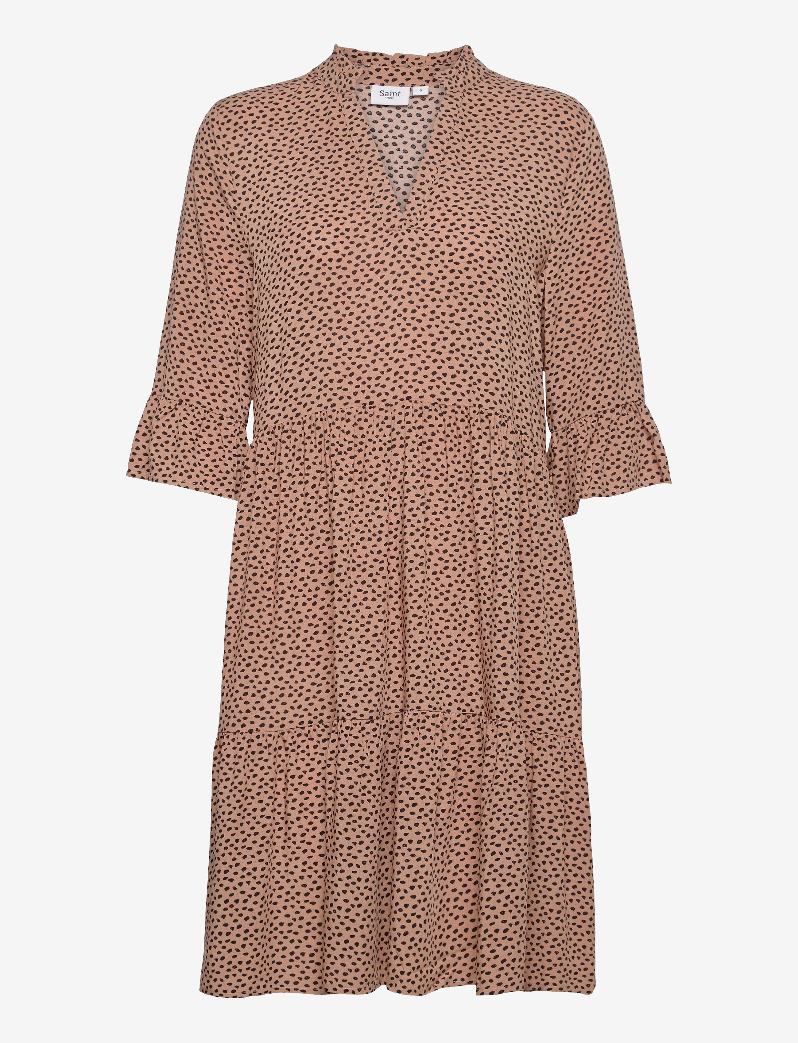 Saint Tropez EdaSZ Dress - Dresses - TAN PEBBLES / beige