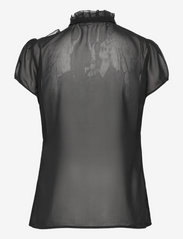 Saint Tropez - LiljaSZ SS Shirt - kortärmade blusar - black - 1