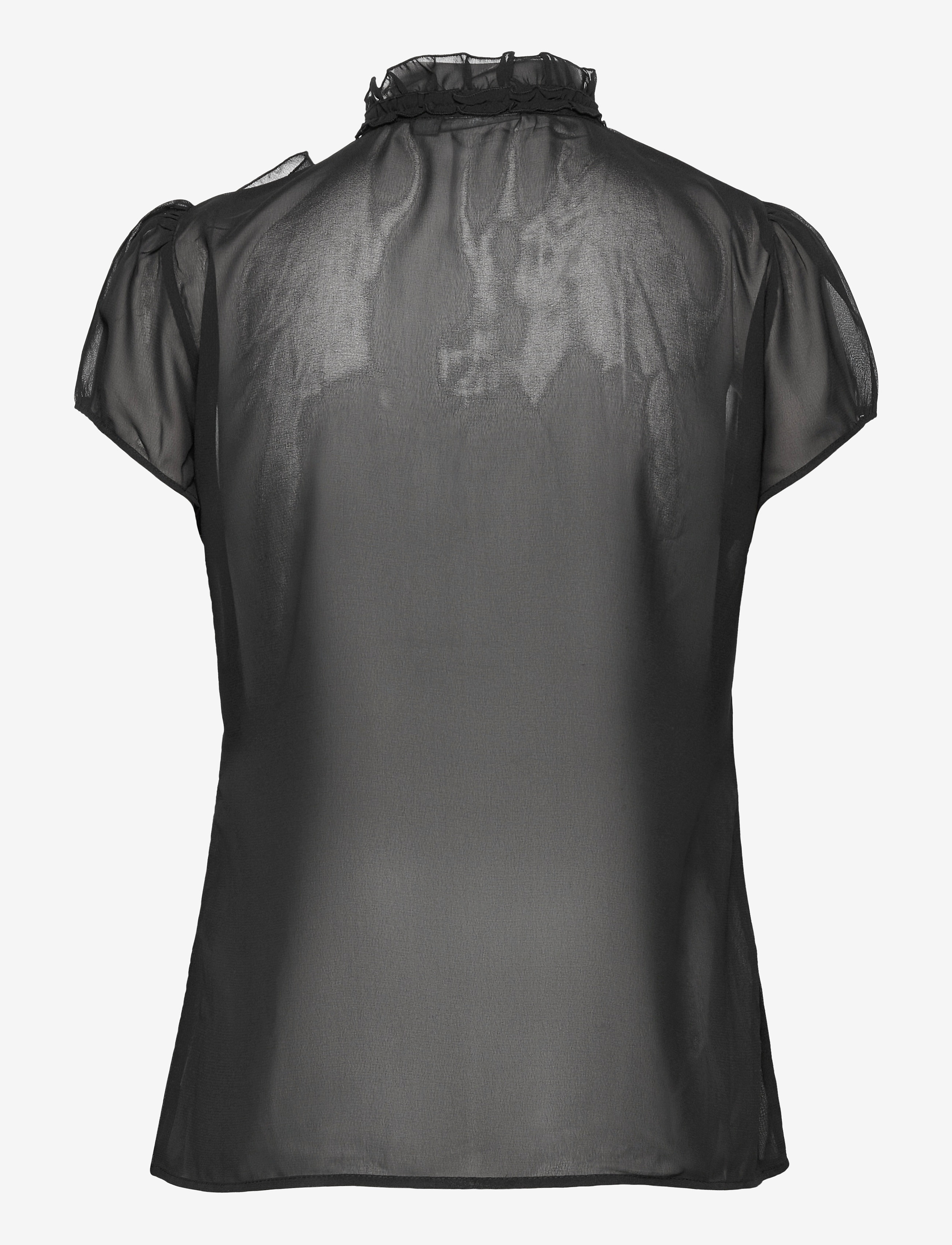 Saint Tropez - LiljaSZ SS Shirt - kurzämlige blusen - black - 2