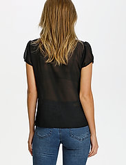 Saint Tropez - LiljaSZ SS Shirt - blouses korte mouwen - black - 5