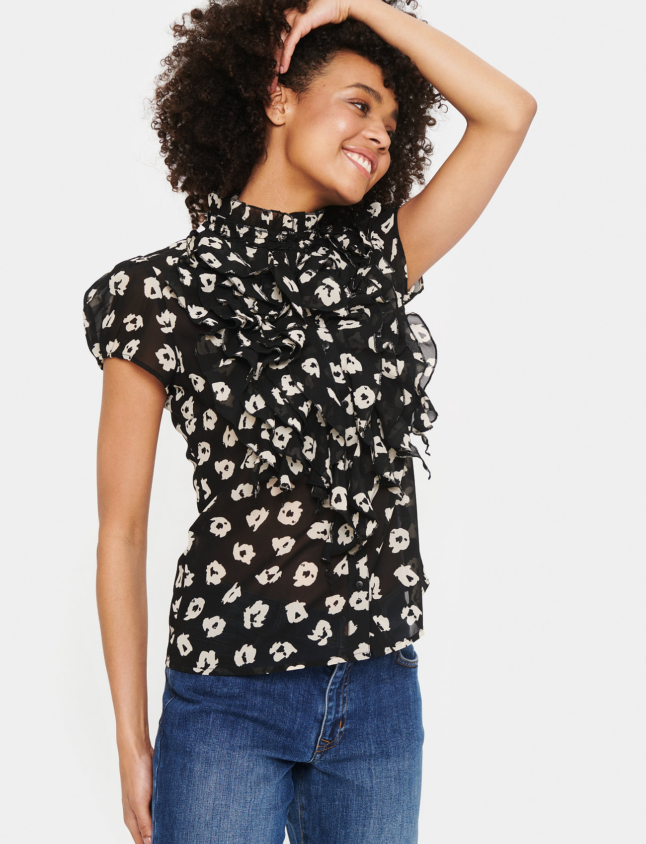 SAINT TROPEZ Liljasz Ss Shirt skjortor dam – bild 2