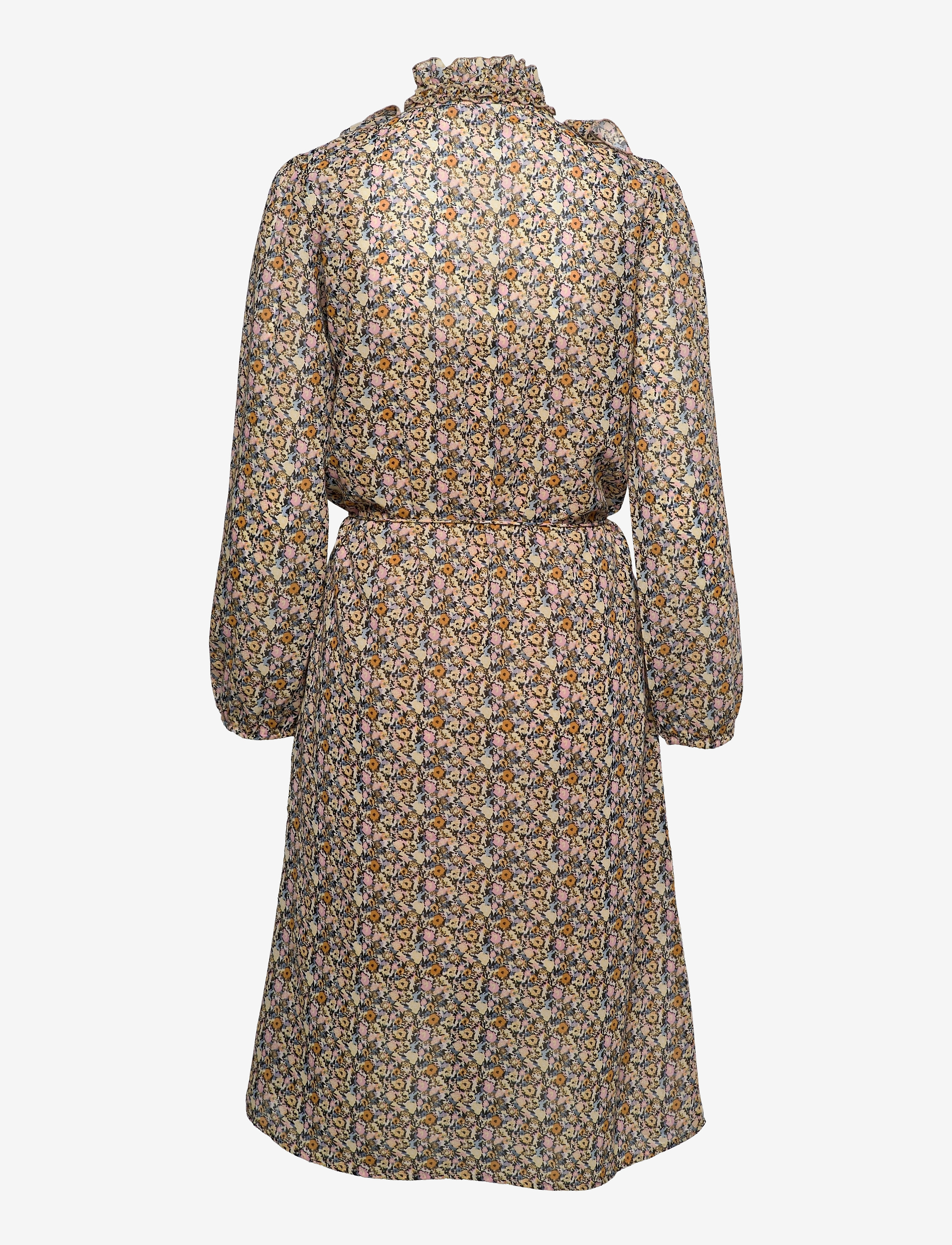 Saint Tropez - LiljaSZ LS Dress - bright white optimism florals - 2