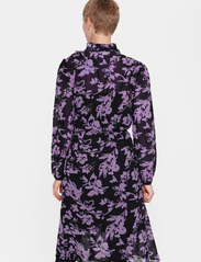 Saint Tropez - LiljaSZ LS Dress - midiklänningar - black b. doddle flower - 4