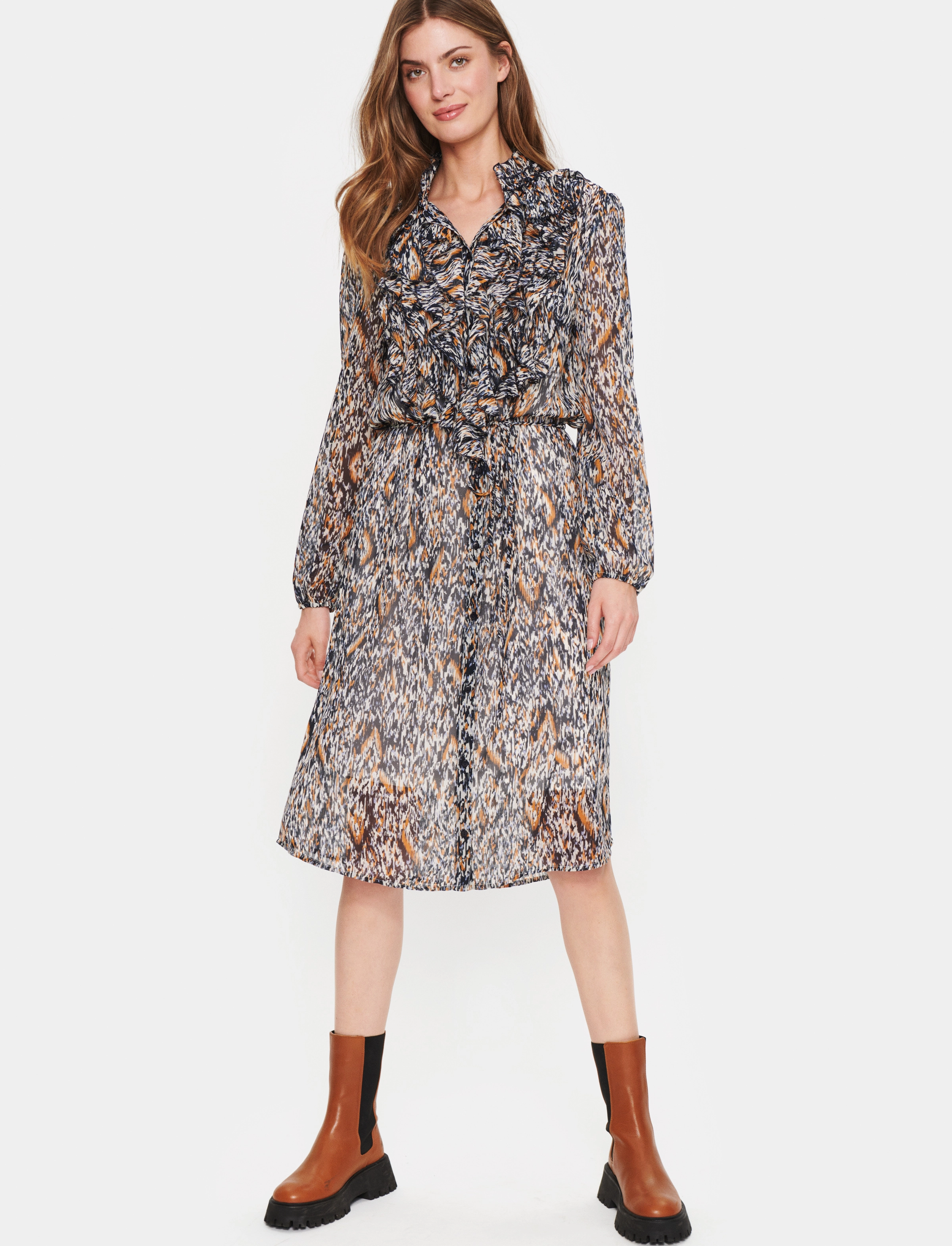 Saint Tropez - LiljaSZ LS Dress - ice water colours - 4