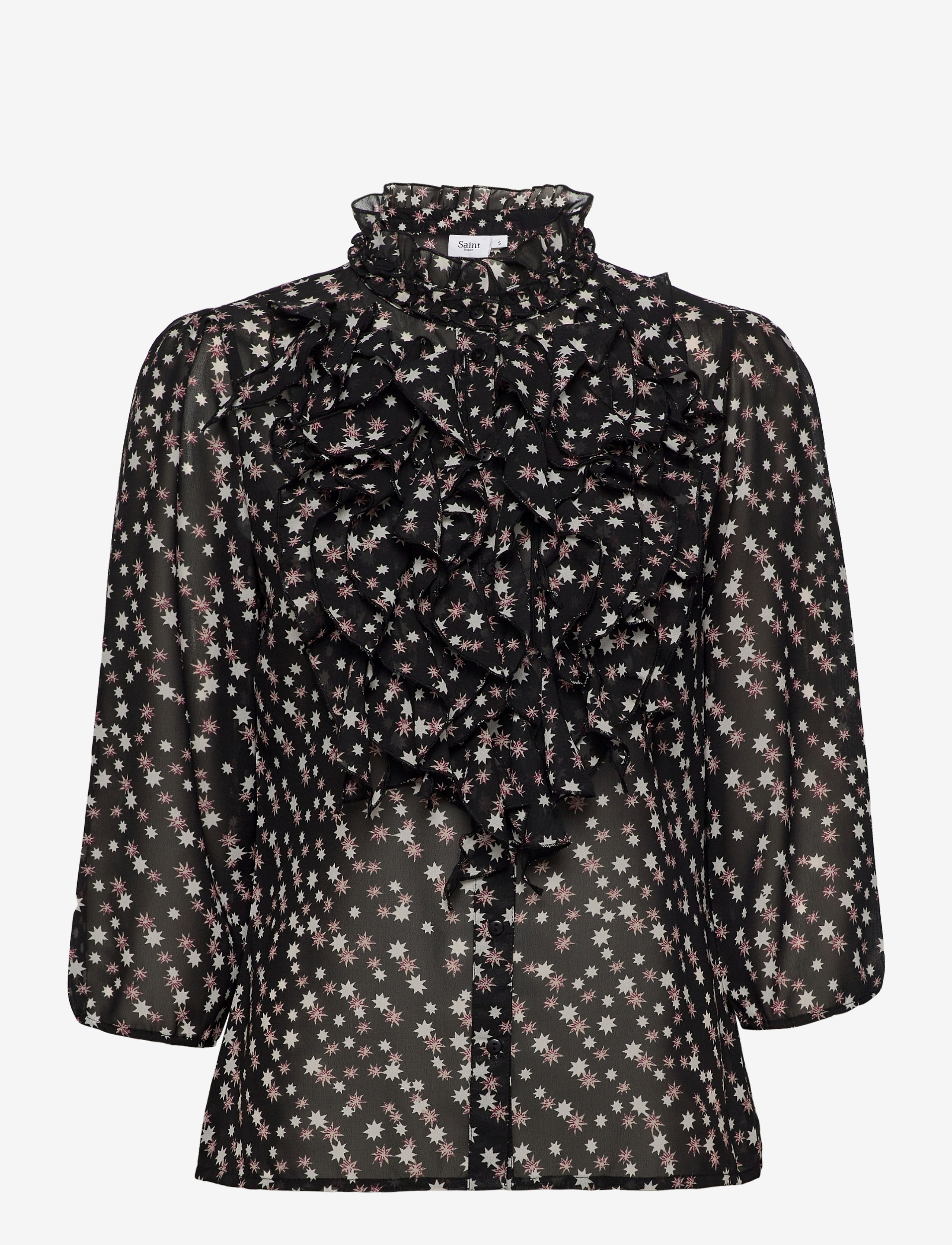 Saint Tropez - LillySZ 3/4 Shirt - black star - 1