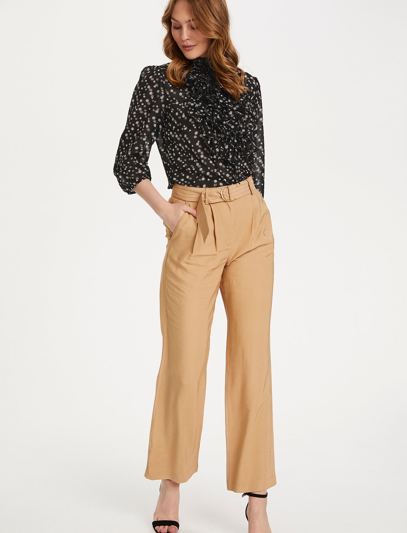 Saint Tropez - LillySZ 3/4 Shirt - black star - 3