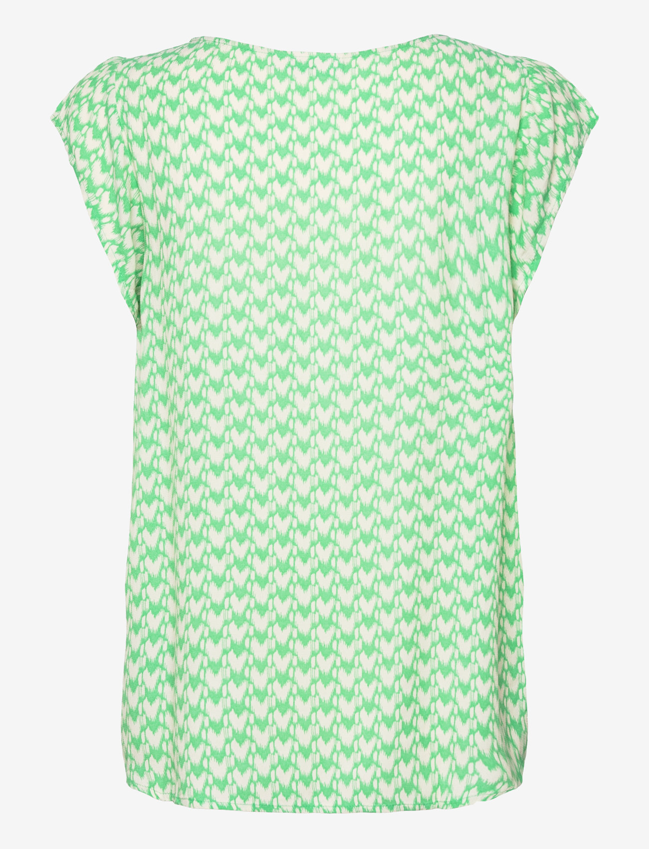 Saint Tropez - BlancaSZ Adele SS Top - kortærmede bluser - zephyr green graphic - 1