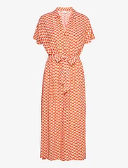 Saint Tropez - BlancaSZ SS Dress - marškinių tipo suknelės - tigerlily graphic - 0