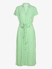 Saint Tropez - BlancaSZ SS Dress - skjortklänningar - zephyr green graphic - 0