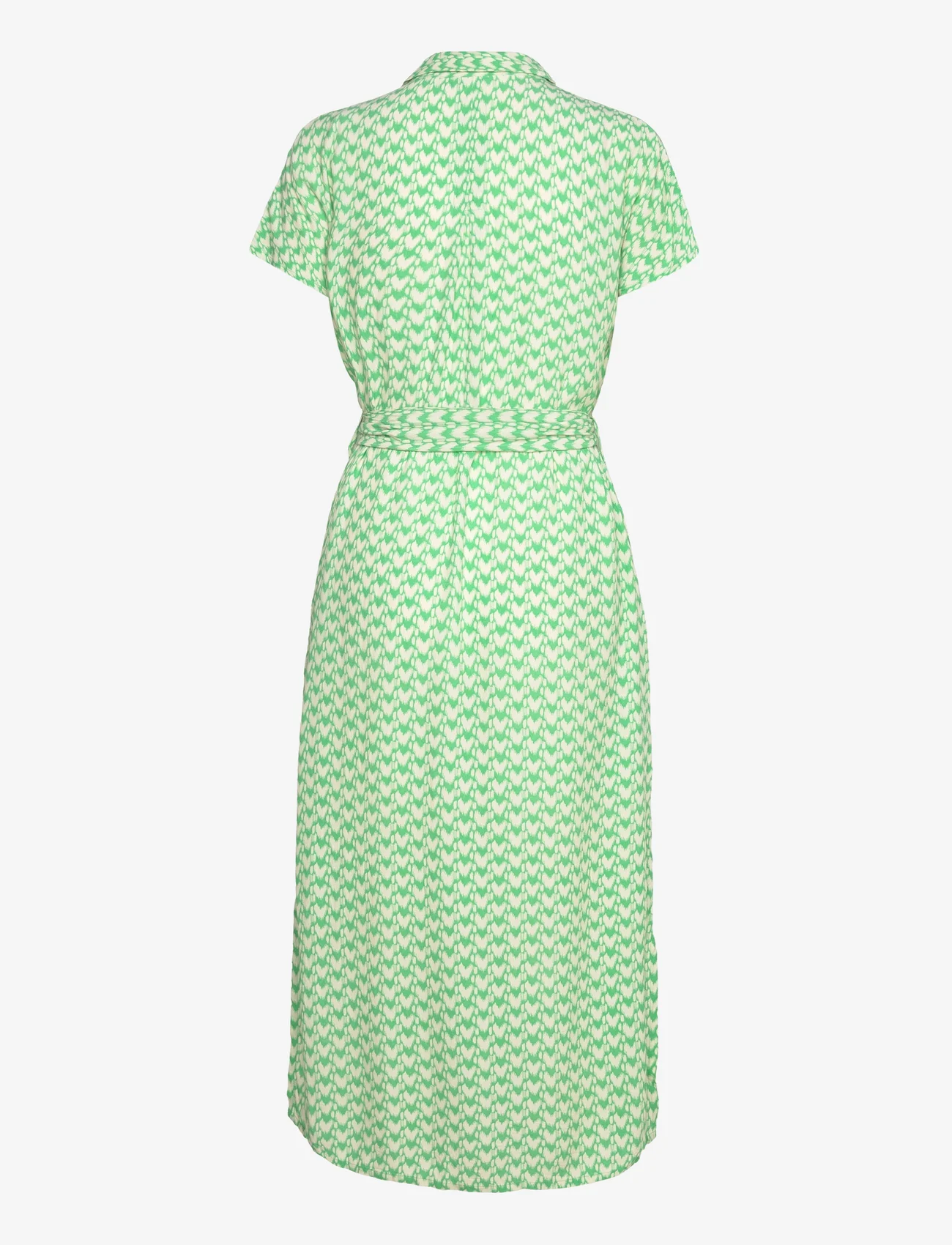 Saint Tropez - BlancaSZ SS Dress - marškinių tipo suknelės - zephyr green graphic - 1