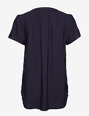 Saint Tropez - BrittaSZ SS Top - short-sleeved blouses - blue deep - 1