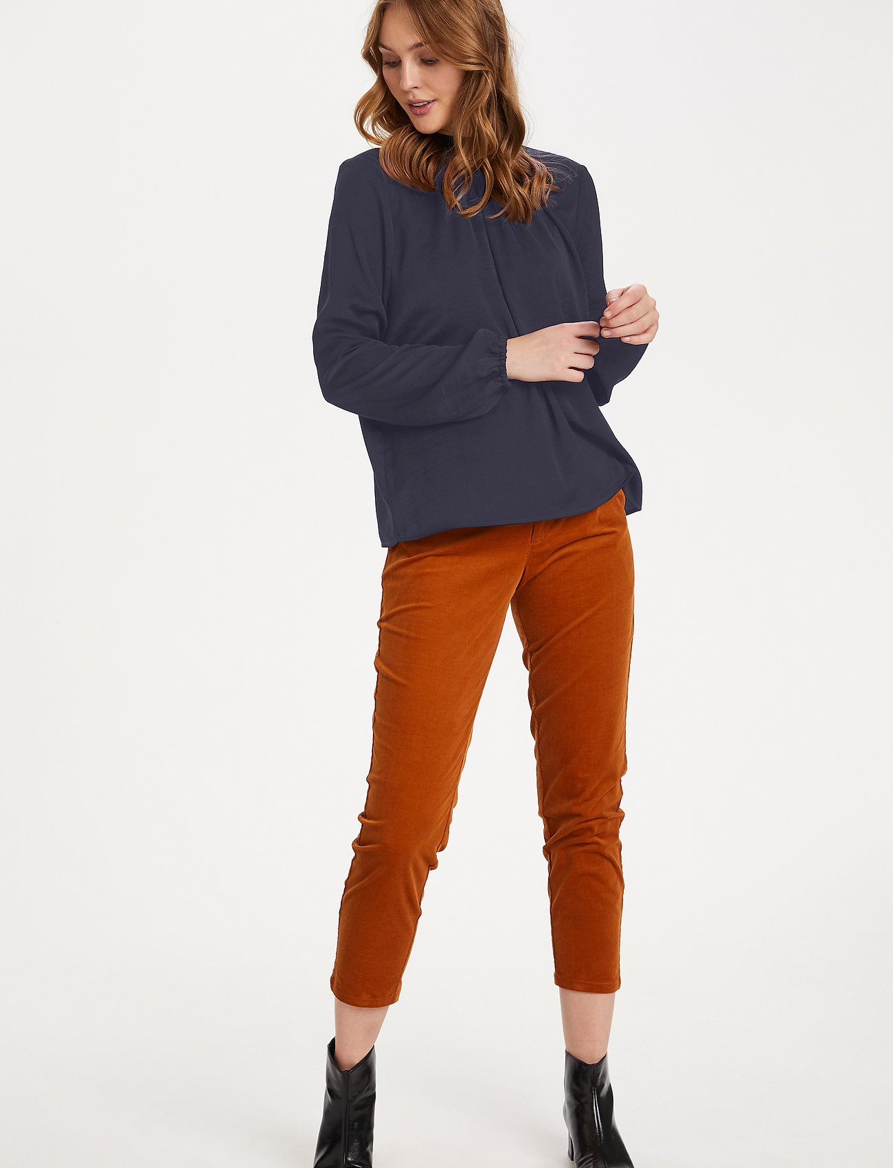Saint Tropez - AileenSZ LS Blouse - blue deep - 3