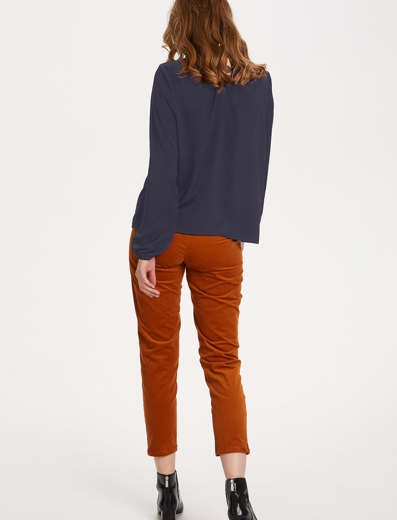 Saint Tropez - AileenSZ LS Blouse - blue deep - 4