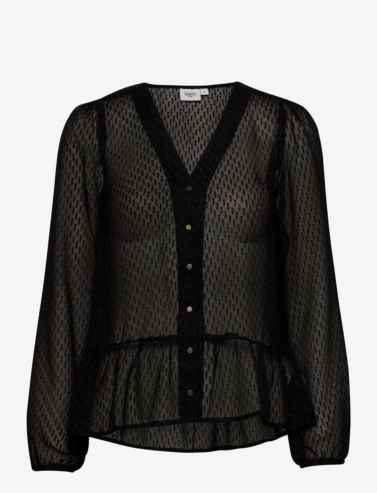 Saint Tropez - ChanetSZ LS Shirt - black - 0