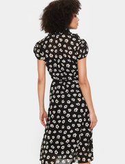 Saint Tropez - LiljaSZ SS Dress - midi kjoler - black flower shadows - 5