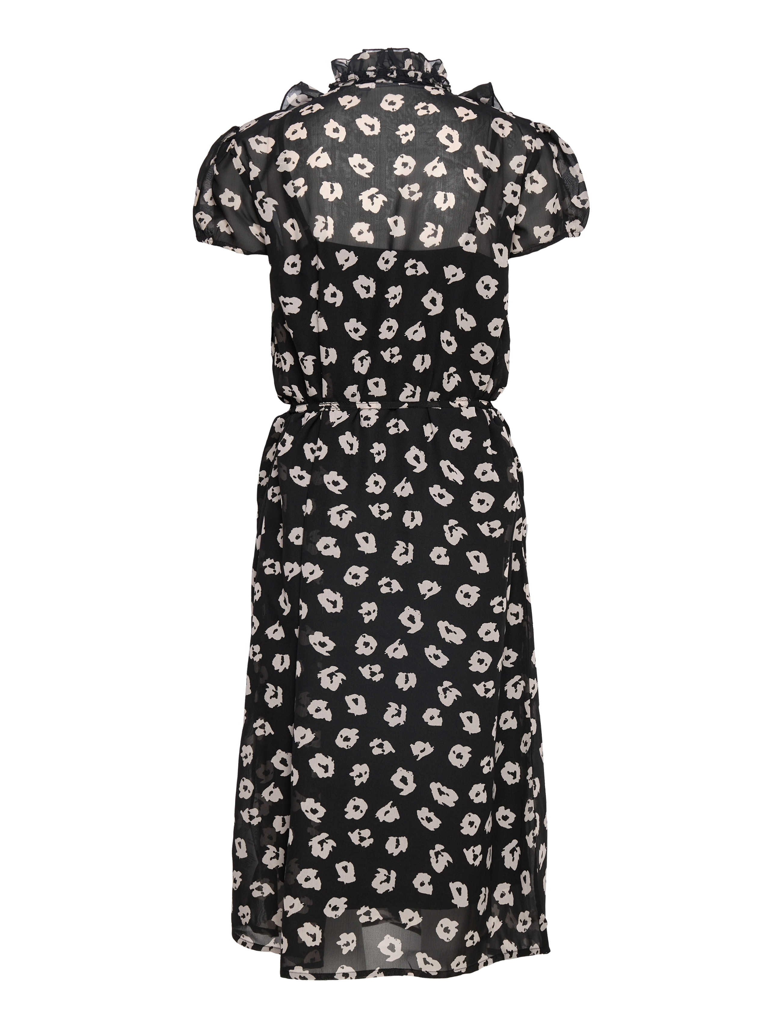 Saint Tropez - LiljaSZ SS Dress - black flower shadows - 3