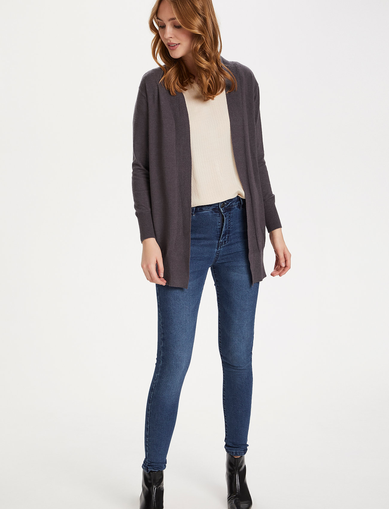 Saint Tropez - CasandraSZ LS Cardigan - huckleberry melange - 3