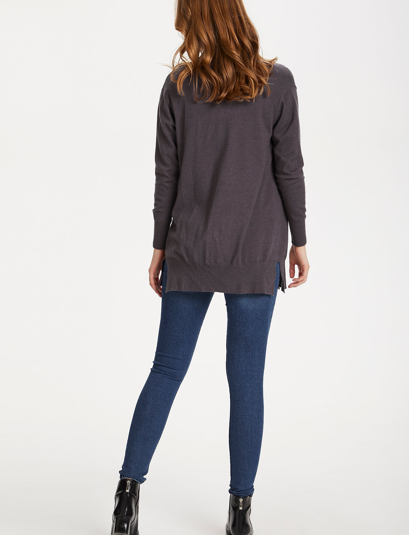 Saint Tropez - CasandraSZ LS Cardigan - huckleberry melange - 4