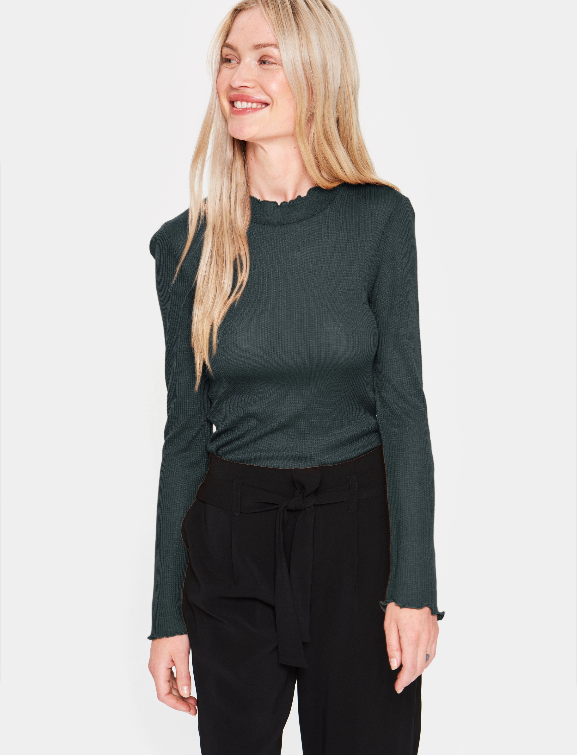 Saint Tropez - CikiSZ LS Blouse - ombre blue - 2