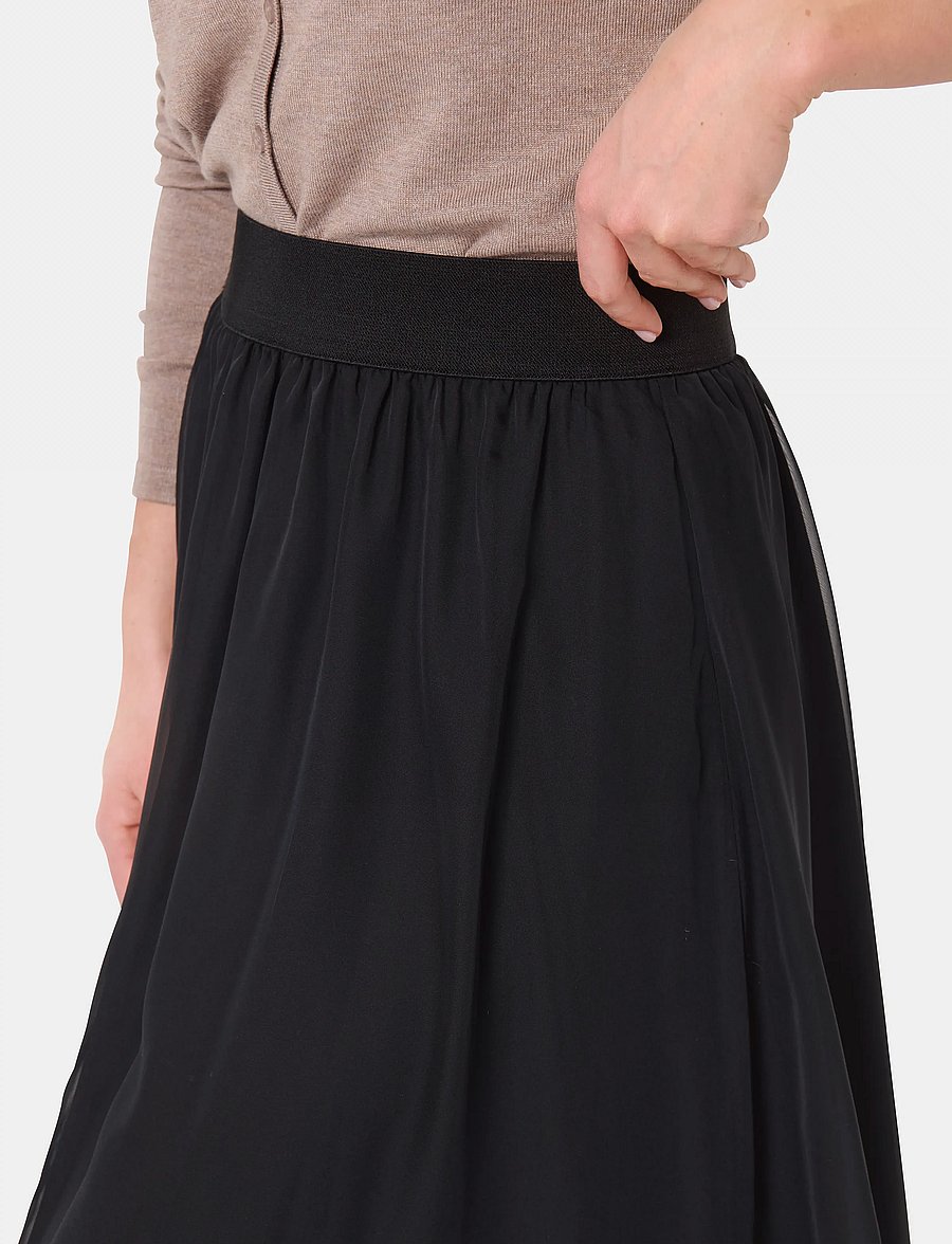 Saint Tropez - CoralSZ Skirt - midi kjolar - black - 5
