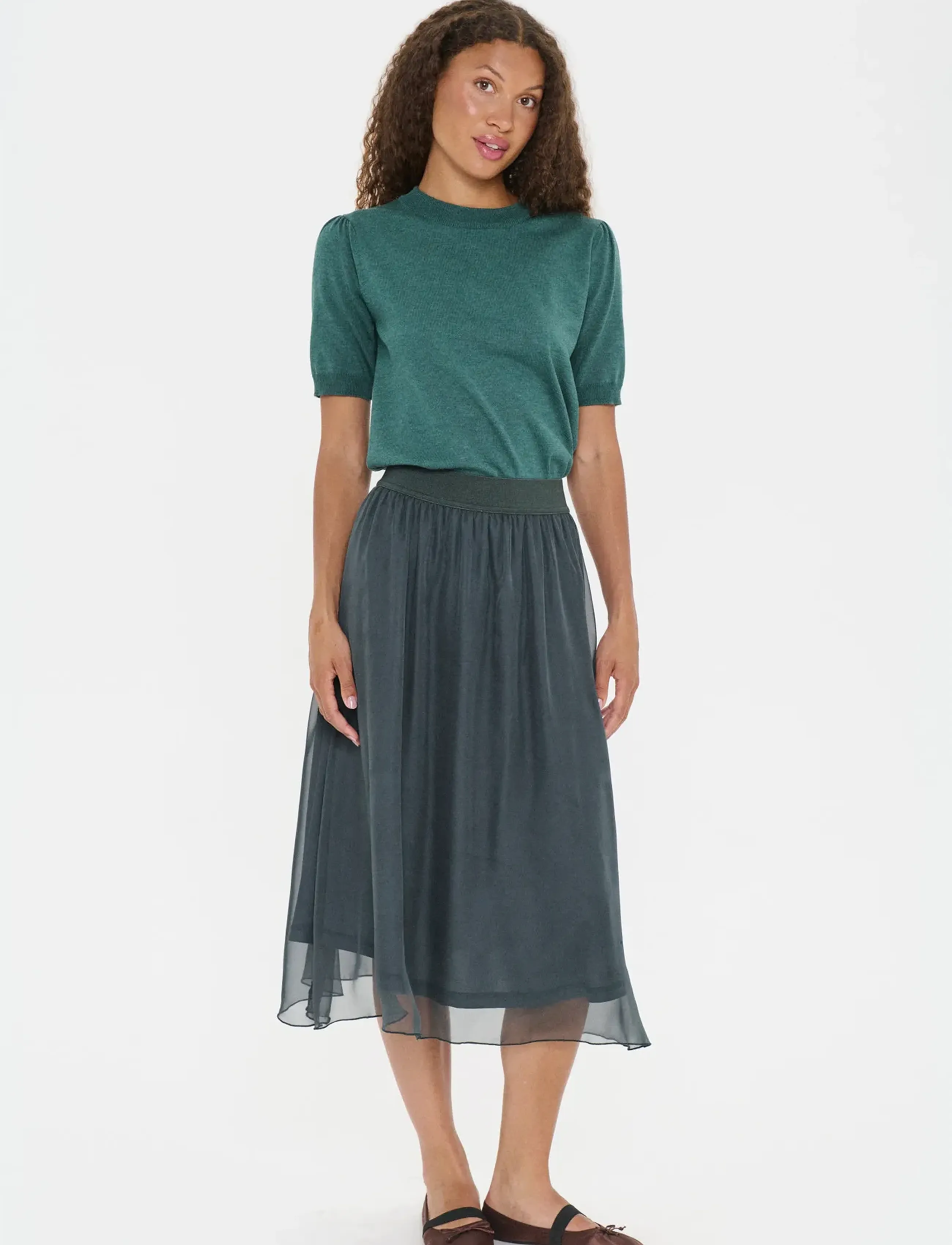 Saint Tropez - CoralSZ Skirt - midi rokken - urban chic - 3