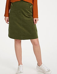 Saint Tropez - CordieSZ Skirt - midi kjolar - army green - 2