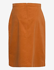 Saint Tropez - CordieSZ Skirt - midi-röcke - leather brown - 1