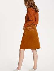 Saint Tropez - CordieSZ Skirt - vidutinio ilgio sijonai - leather brown - 4
