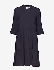 Saint Tropez - EdaSZ Solid Dress - laveste priser - blue deep - 0
