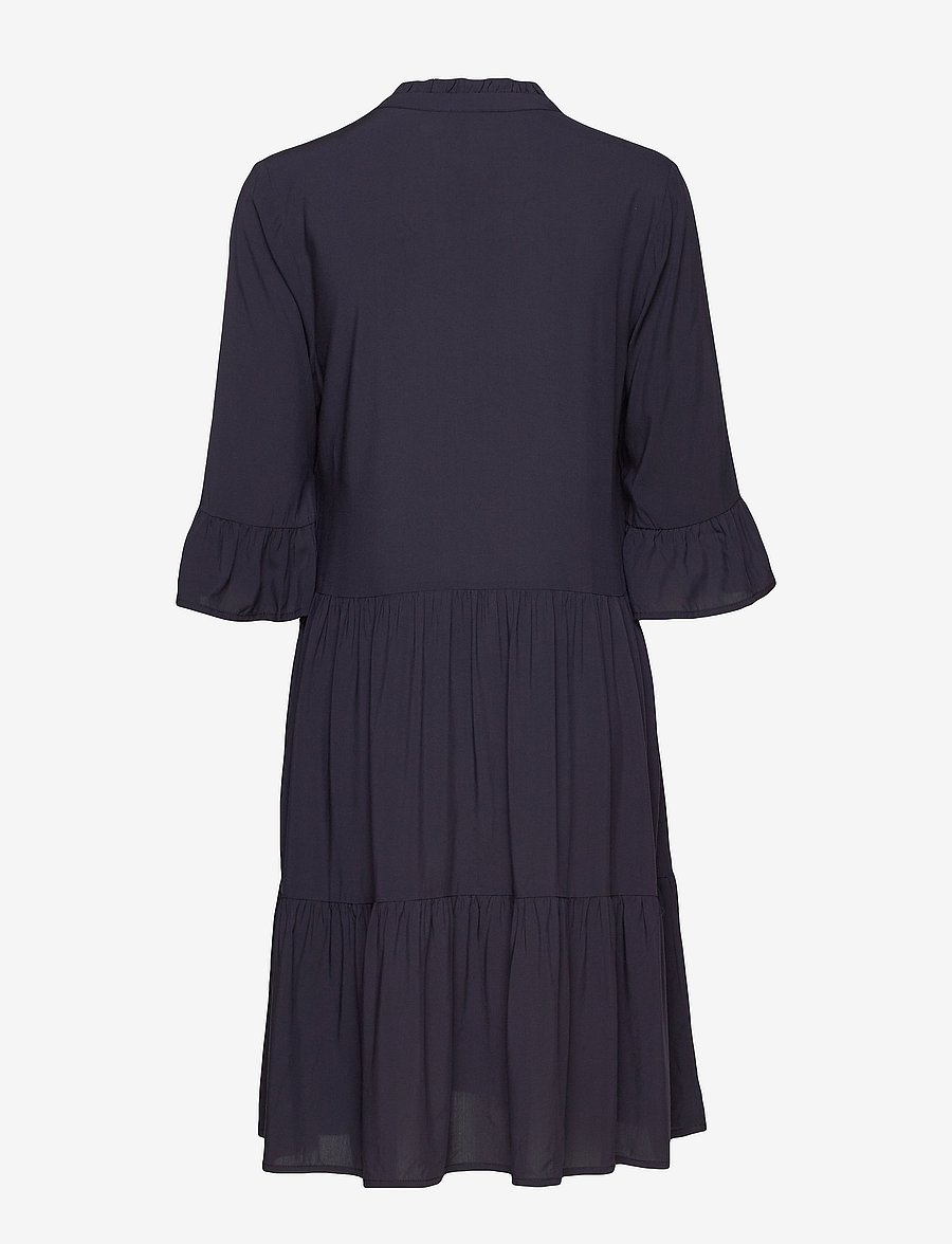 Saint Tropez - EdaSZ Solid Dress - sommerkjoler - blue deep - 2