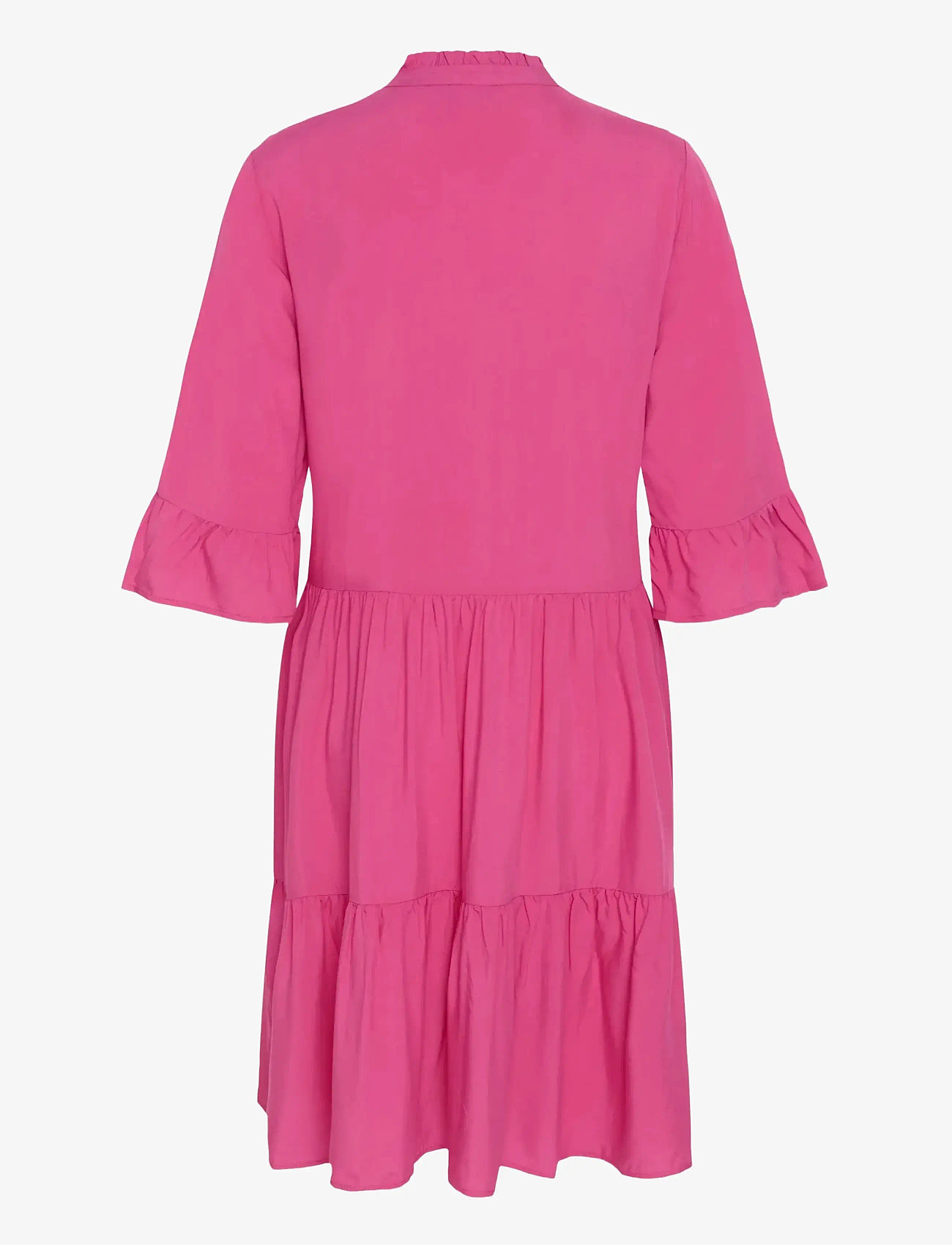 Saint Tropez - EdaSZ Solid Dress - laveste priser - raspberry rose - 2