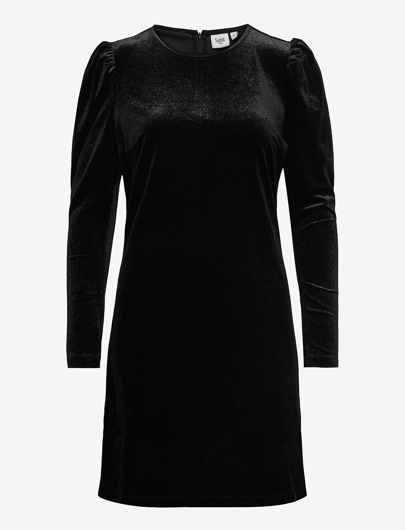 Saint Tropez - DicteSZ LS Dress - korta klänningar - black - 0