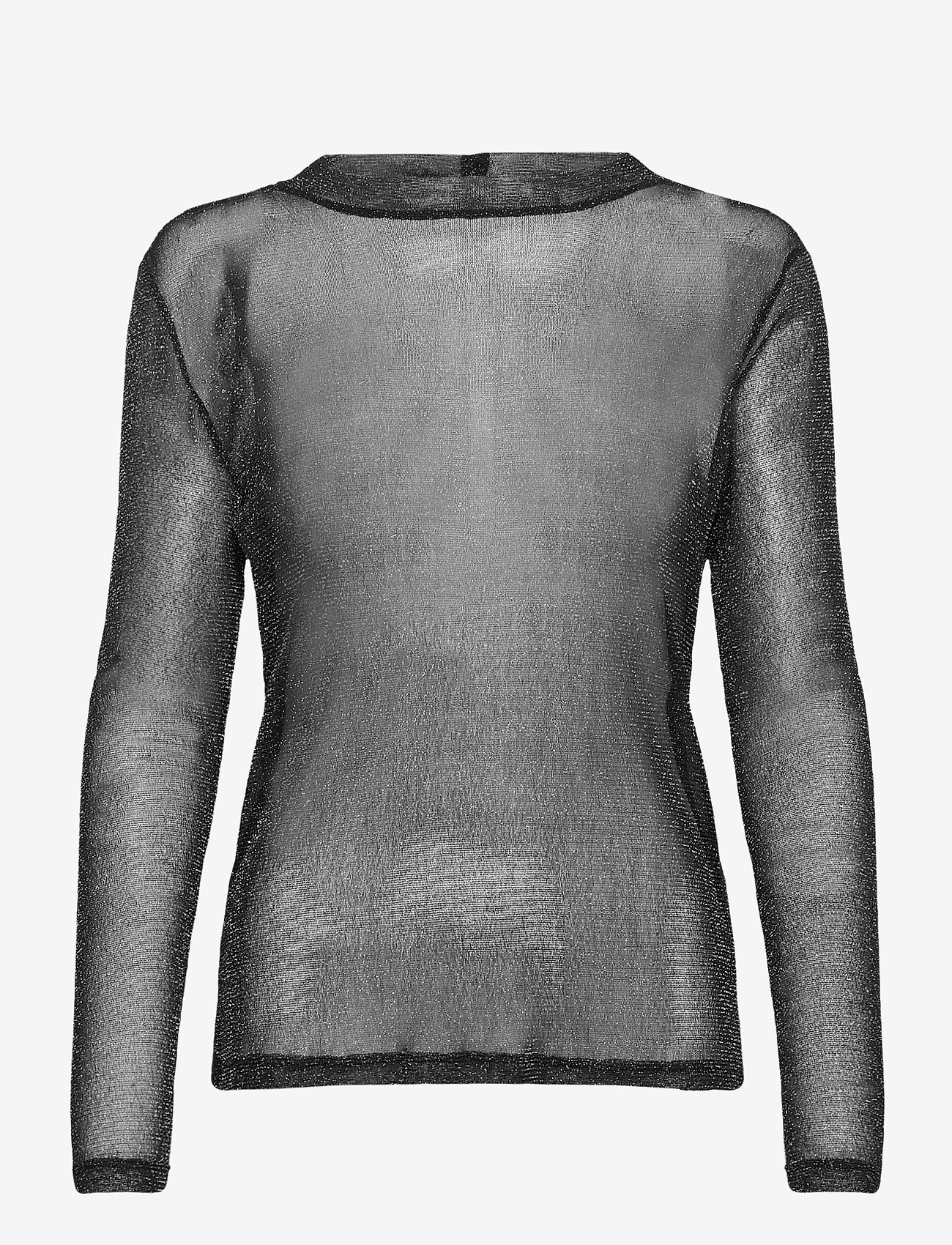 Saint Tropez - DelilaSZ LS Blouse - långärmade blusar - black - 1