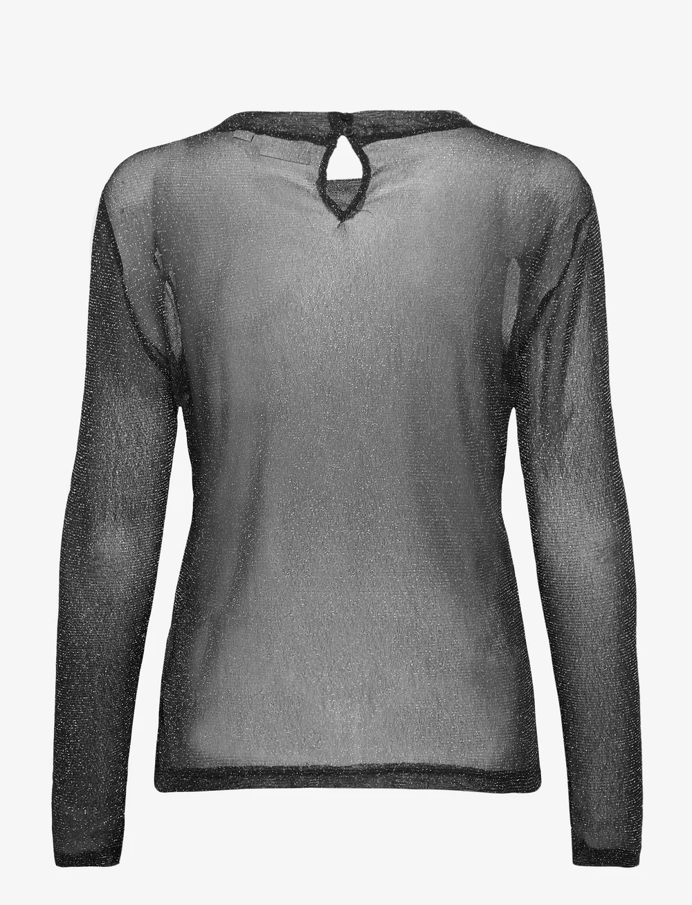 Saint Tropez - DelilaSZ LS Blouse - långärmade blusar - black - 2