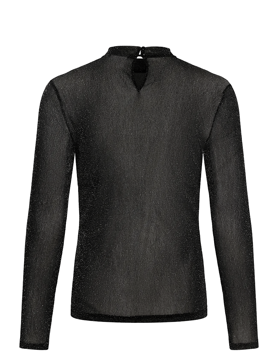 Saint Tropez - DelilaSZ LS Blouse - langærmede bluser - black - 2