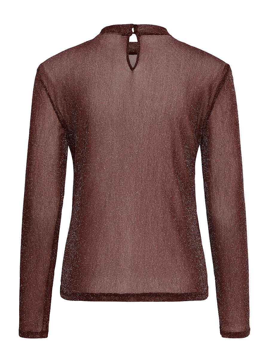 Saint Tropez - DelilaSZ LS Blouse - långärmade blusar - winetasting - 2