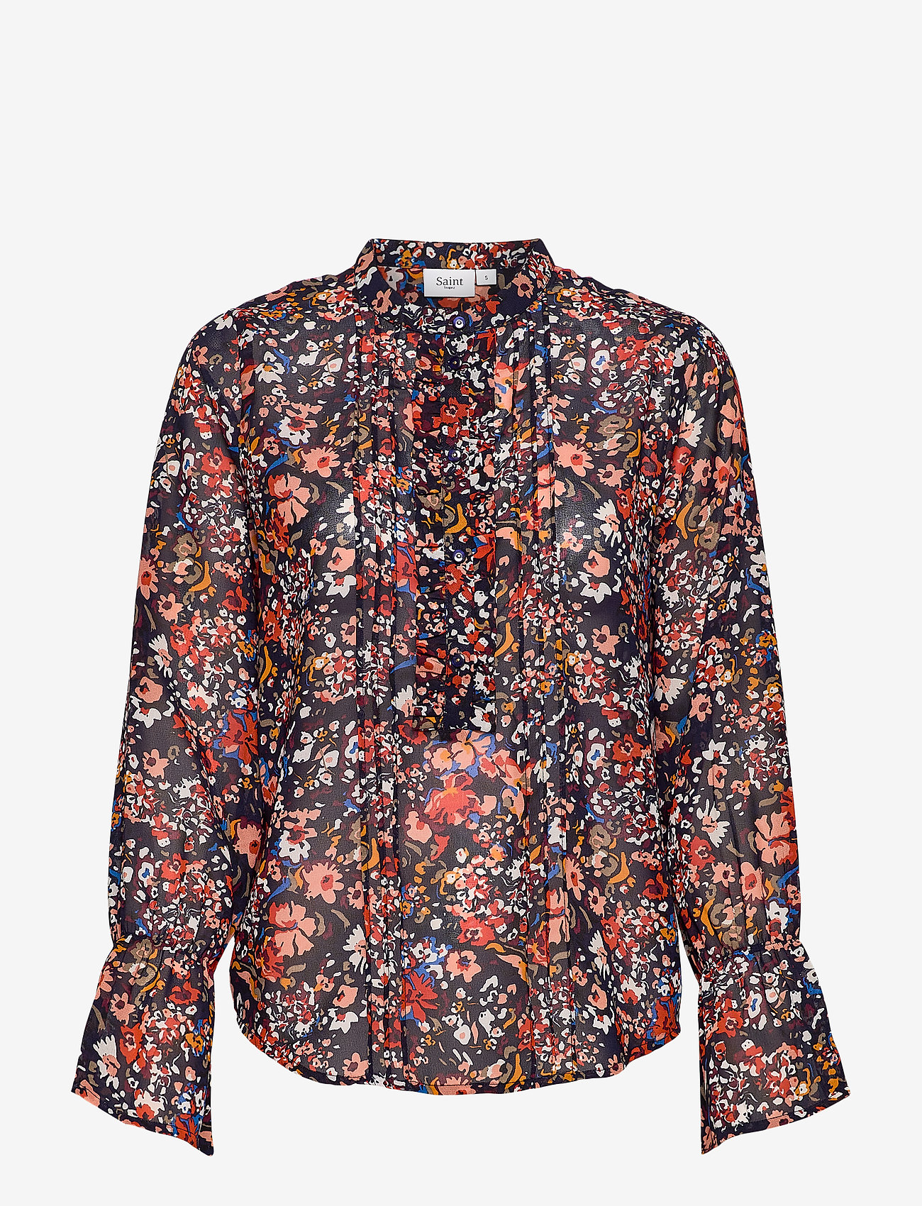 Saint Tropez - EdlySZ Shirt - blue deep artica florals - 1