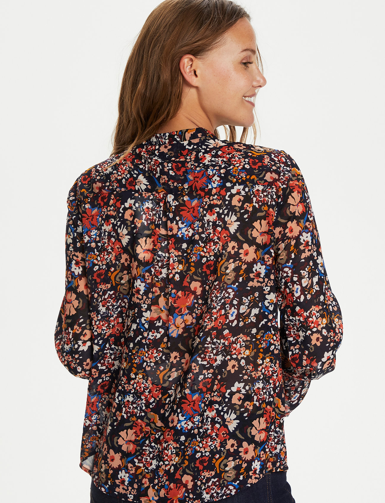 Saint Tropez - EdlySZ Shirt - blue deep artica florals - 4