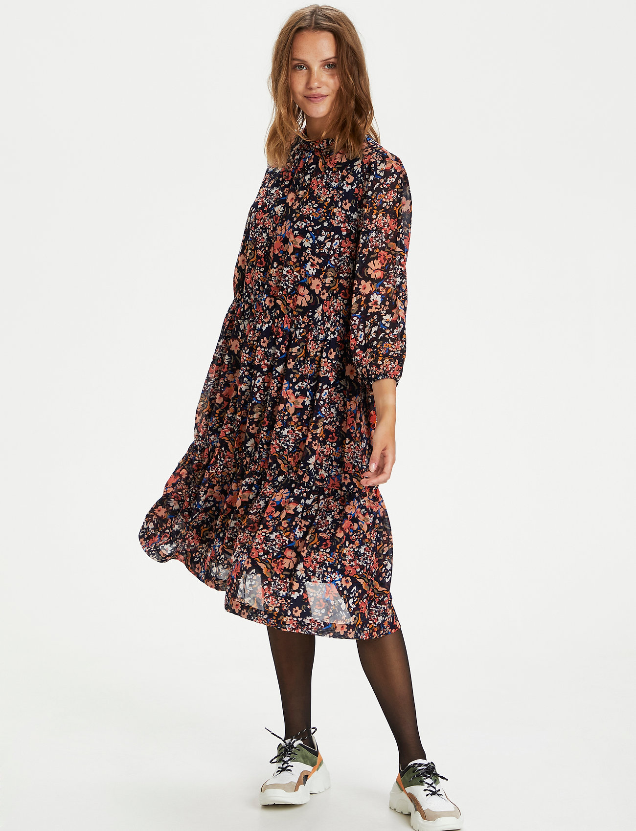 Saint Tropez - EdlySZ Dress - blue deep artica florals - 3