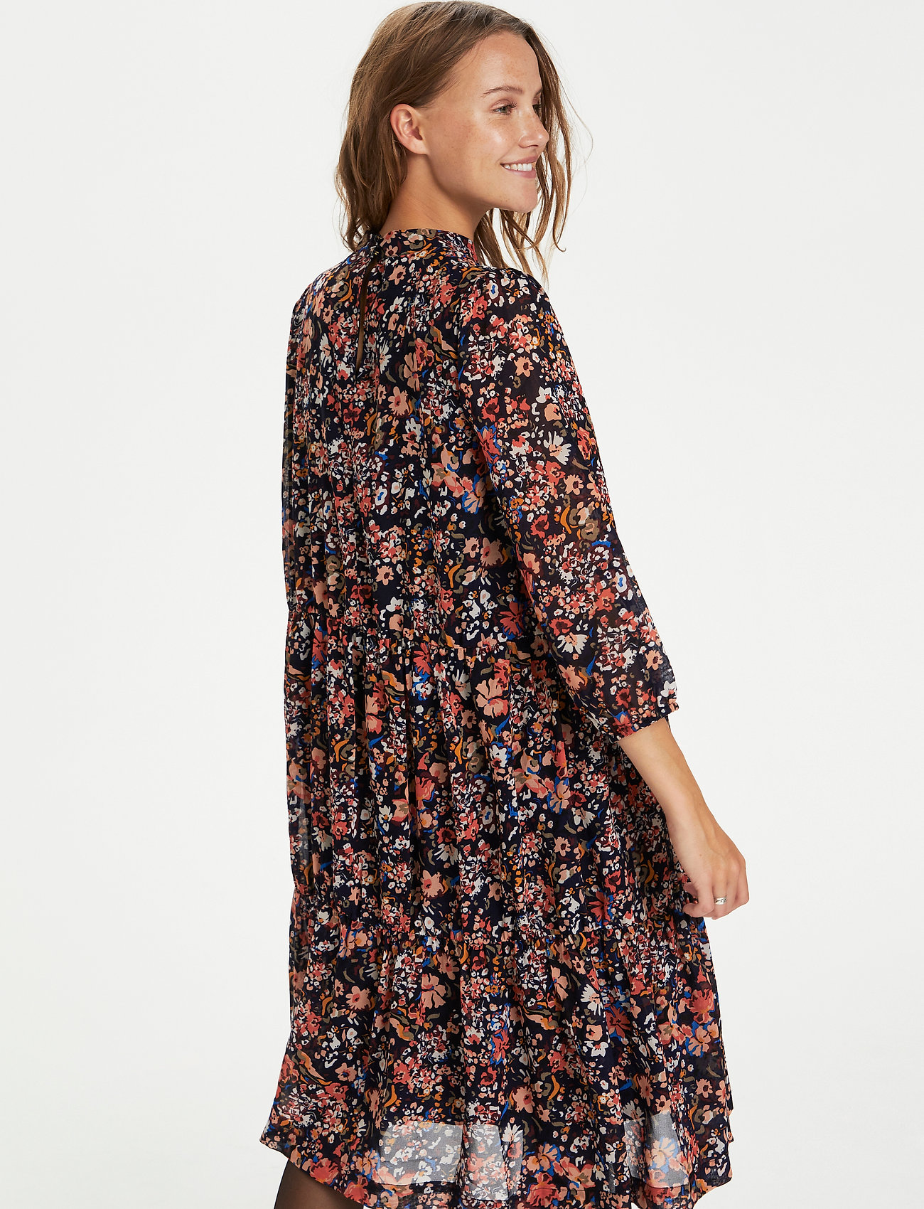 Saint Tropez - EdlySZ Dress - blue deep artica florals - 4