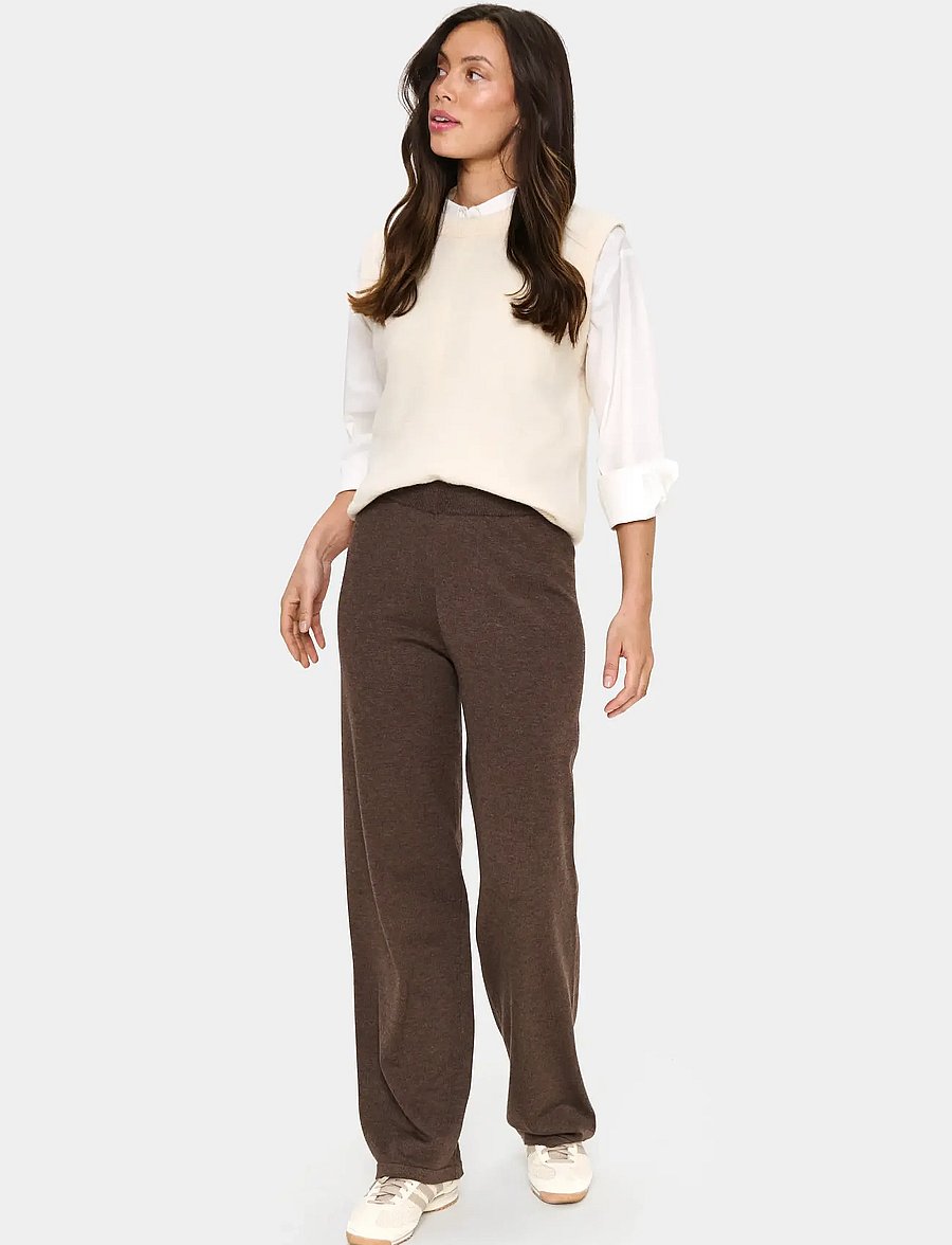 Saint Tropez - MilaSZ Pants - igapäevane stiil - fondue fudge melange - 3