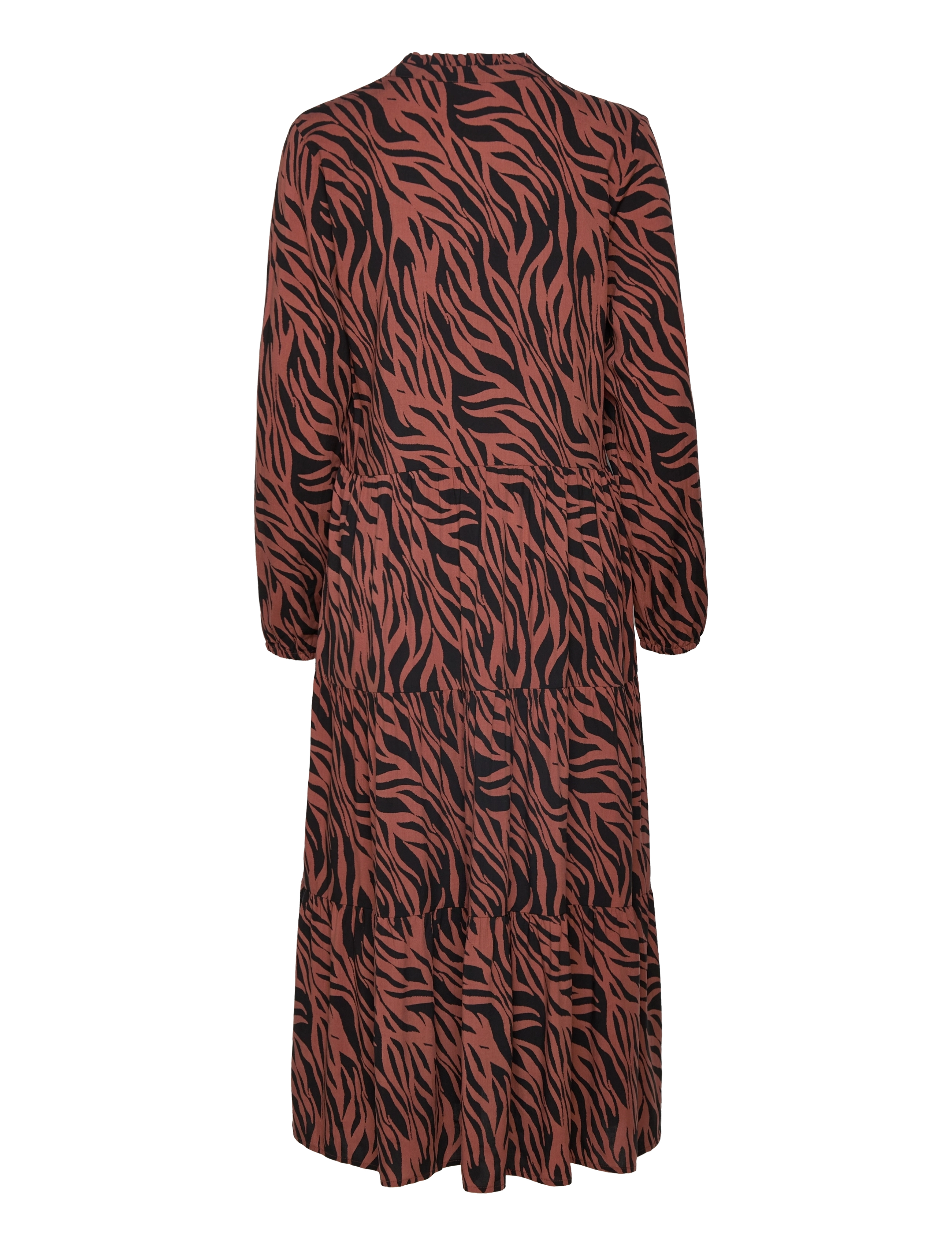 Saint Tropez - EdaSZ Maxi Dress - sommerkjoler - black b. zebra - 2