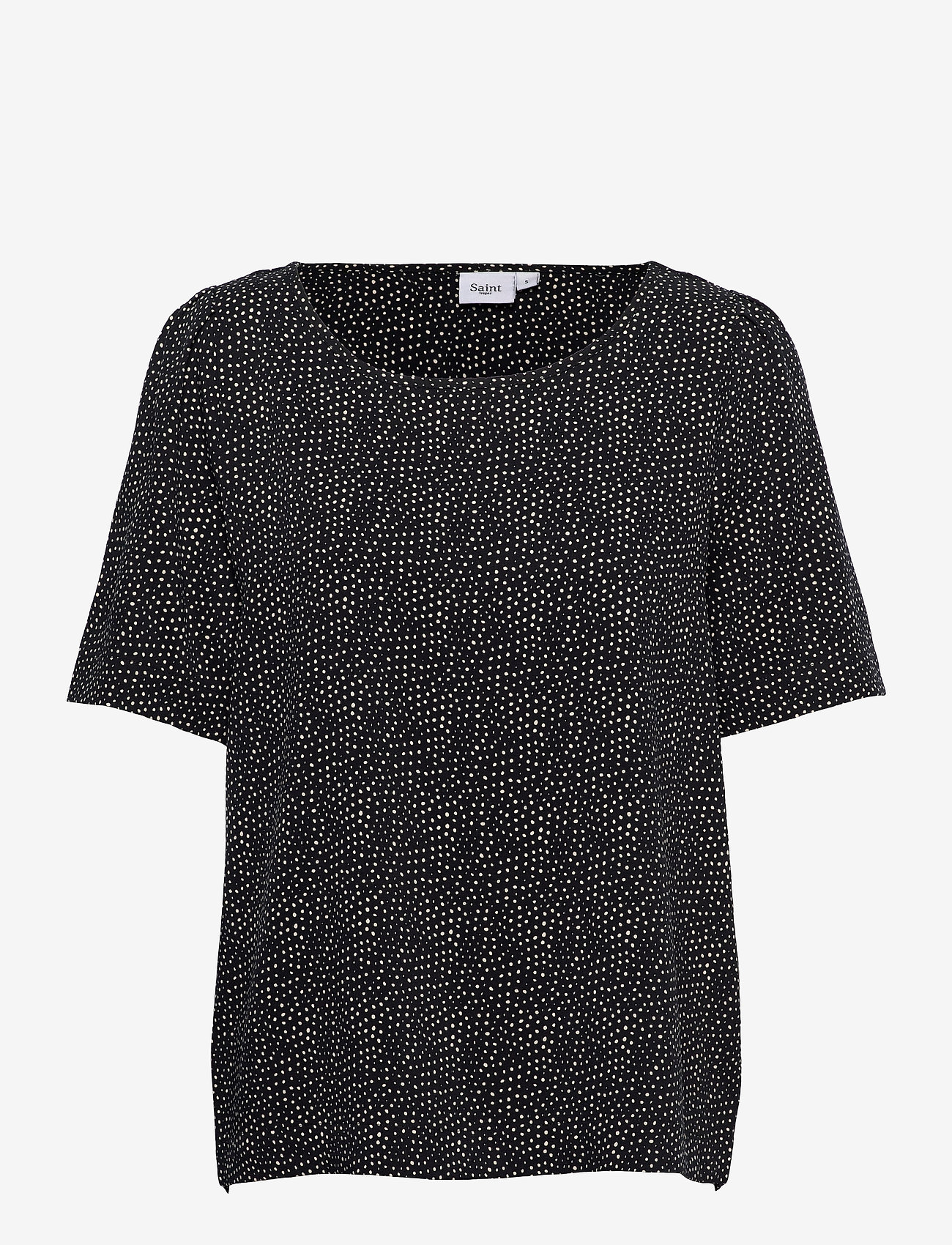 Saint Tropez - FemmaSZ Blouse - t-shirt & tops - black odd dot - 0