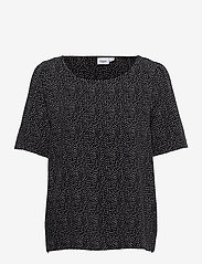 Saint Tropez - FemmaSZ Blouse - t-shirt & tops - black odd dot - 0